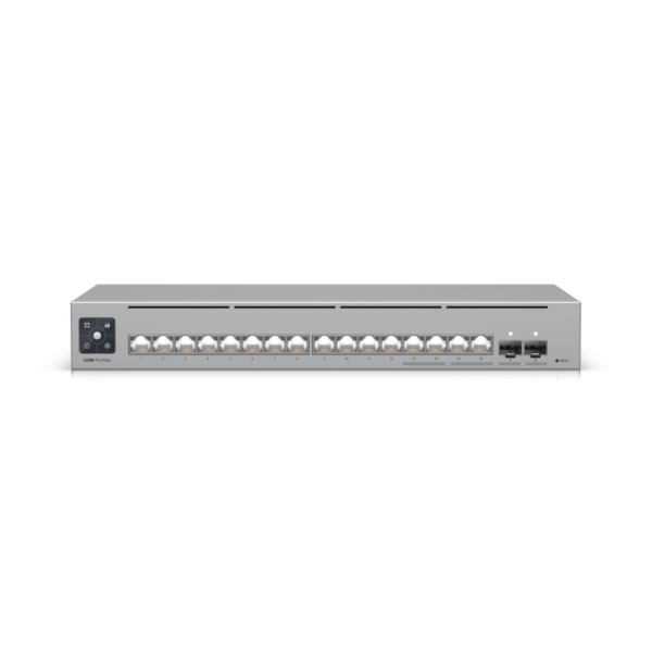 Ubiquiti UniFi Switch Pro Max 16 Коммутатор в стойку, 4х 2.5G RJ45, 12х 1G RJ45, 2х 10G SFP+