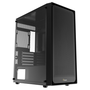 Корпус для ПК Case Ocypus Gamma C50 BK mATX / win / black / no PSU / Tempered Glass