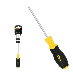 Отвертка Torx Deli DL6310020T T20x100мм сталь Cr-V, двухкомпонентная прорезиненная рукоять