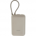 Внешний аккумулятор Xiaomi Power Bank 10000mAh (встроенный кабель) Tan GL