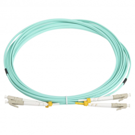 Кабель оптический Hyperline FC-D2-503-LC/PR-SC/PR-H-5M-LSZH-BK Патч-корд волоконно-оптический (шнур) MM 50/125(OM3), LC-SC, duplex, 10G, LSZH, 5м, черный