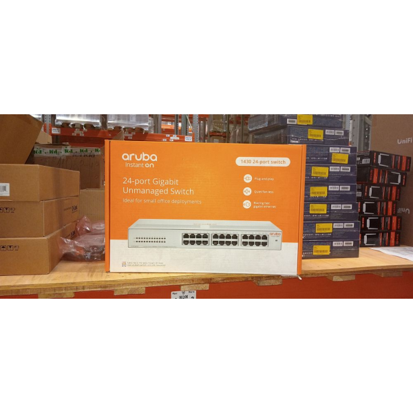 Bad Pack Коммутатор HPE R8R49A Aruba Instant on 1430 24G unmanaged fanless Switch
