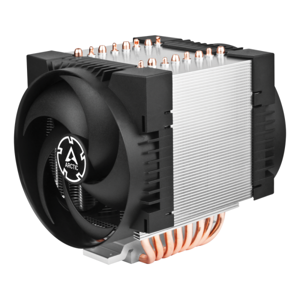 Вентилятор для процессора Arctic Cooling ARCTIC Freezer 4U-M Rev. 2  Retail (Intel: LGA4189, LGA4677 AMD: SP6, sTR5, SP3, TR4 Ampere: Altra (LGA4926), Максимальное тепловыделение процессора (TDP):350 Вт , Количество тепловых трубок: 8 шт) (ACFRE00133B)