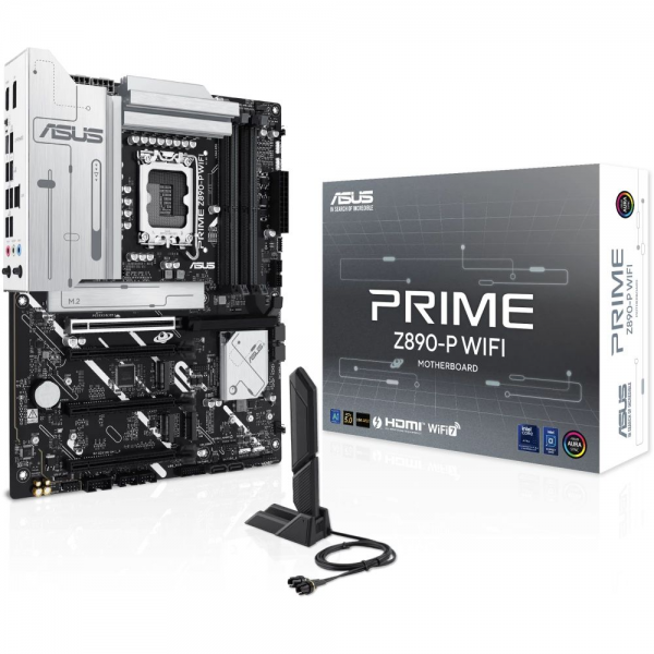 Материнская плата ASUS PRIME Z890-P WIFI LGA1851 ATX 4xDDR5 4xPCIEx16 4xM.2 Thunderbolt DP HDMI 2.5GLAN Wi-Fi 7