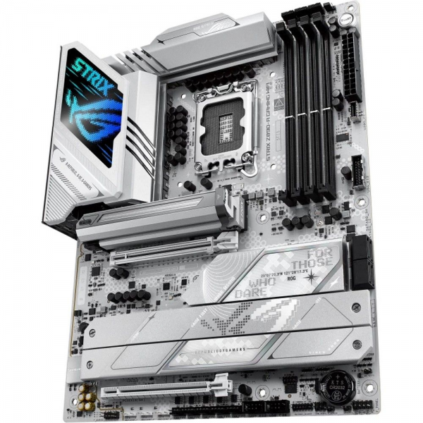 Материнская плата ASUS ROG STRIX Z890-A GAMING WIFI LGA1851 ATX 4xDDR5 2xPCIEx16 5xM.2 2xThunderbolt USB-C DP HDMI 2.5GLAN Wi-Fi 7