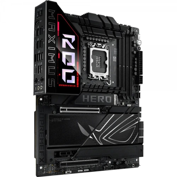 Материнская плата ASUS ROG MAXIMUS Z890 HERO LGA1851 ATX 4xDDR5 2xPCIEx16 PCIEx1 6xM.2 2xThunderbolt USB-C HDMI 2.5GLAN 5GLAN Wi-Fi 7