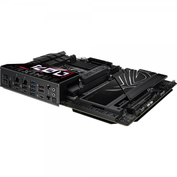 Материнская плата ASUS ROG MAXIMUS Z890 HERO LGA1851 ATX 4xDDR5 2xPCIEx16 PCIEx1 6xM.2 2xThunderbolt USB-C HDMI 2.5GLAN 5GLAN Wi-Fi 7