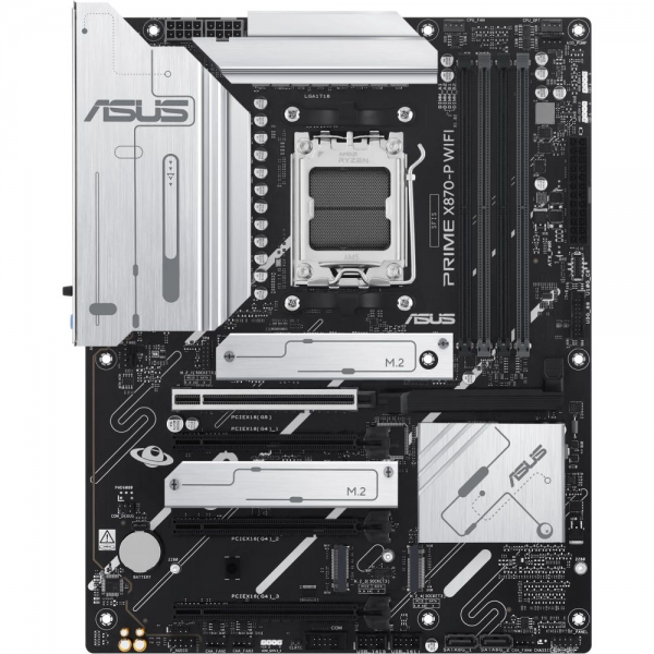Материнская плата ASUS PRIME X870-P WIFI AM5 ATX 4xDDR5 4xPCIEx16 4xM.2 2xUSB-C HDMI 2.5GLAN Wi-Fi 7