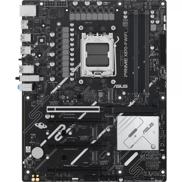 Материнская плата ASUS PRIME X870-P WIFI AM5 ATX 4xDDR5 4xPCIEx16 4xM.2 2xUSB-C HDMI 2.5GLAN Wi-Fi 7