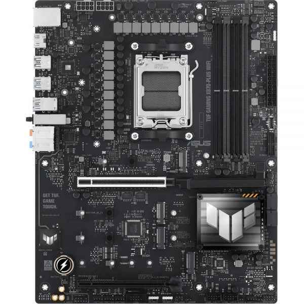Материнская плата ASUS TUF GAMING X870-PLUS WIFI AM5 ATX 4xDDR5 2xPCIEx16 4xM.2 2xUSB-C HDMI 2.5GLAN Wi-Fi 7