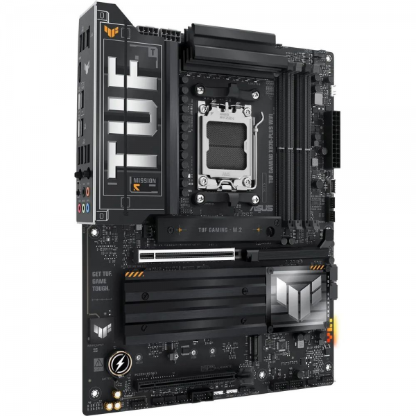 Материнская плата ASUS TUF GAMING X870-PLUS WIFI AM5 ATX 4xDDR5 2xPCIEx16 4xM.2 2xUSB-C HDMI 2.5GLAN Wi-Fi 7