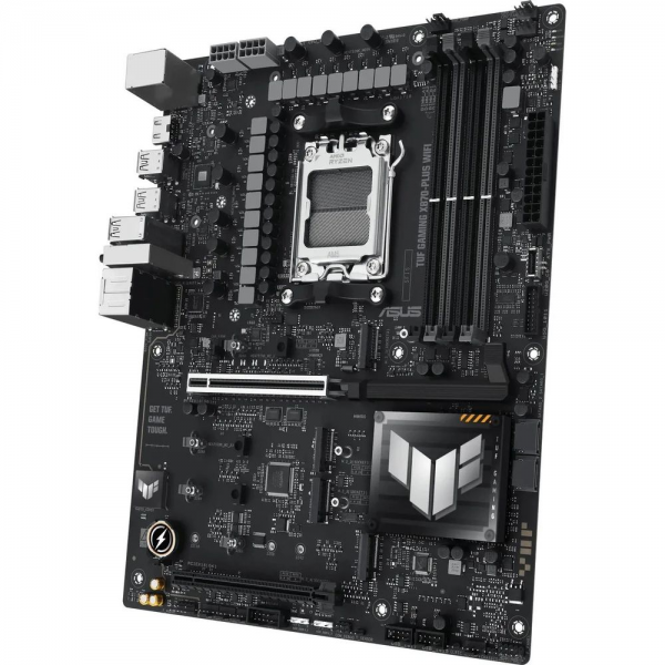 Материнская плата ASUS TUF GAMING X870-PLUS WIFI AM5 ATX 4xDDR5 2xPCIEx16 4xM.2 2xUSB-C HDMI 2.5GLAN Wi-Fi 7