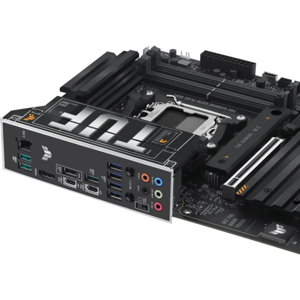 Материнская плата ASUS TUF GAMING X870-PLUS WIFI AM5 ATX 4xDDR5 2xPCIEx16 4xM.2 2xUSB-C HDMI 2.5GLAN Wi-Fi 7