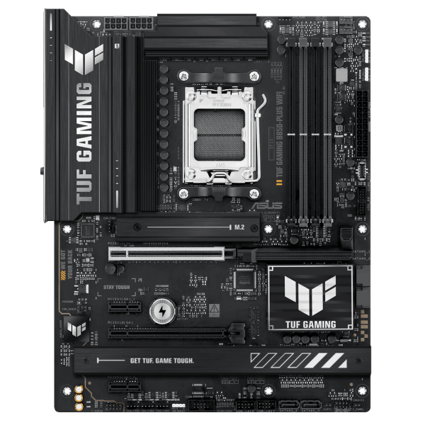 Материнская плата ASUS TUF GAMING B850-PLUS WIFI AM5 ATX 4xDDR5 2xPCIEx16 2xPCIEx1 3xM.2 USB-C DP HDMI 2.5GLAN Wi-Fi 7