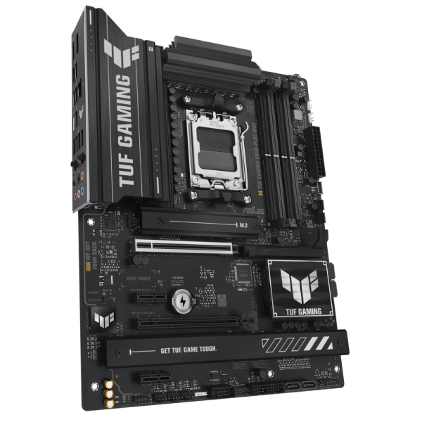 Материнская плата ASUS TUF GAMING B850-PLUS WIFI AM5 ATX 4xDDR5 2xPCIEx16 2xPCIEx1 3xM.2 USB-C DP HDMI 2.5GLAN Wi-Fi 7