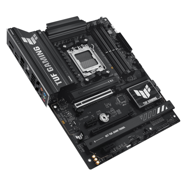 Материнская плата ASUS TUF GAMING B850-PLUS WIFI AM5 ATX 4xDDR5 2xPCIEx16 2xPCIEx1 3xM.2 USB-C DP HDMI 2.5GLAN Wi-Fi 7
