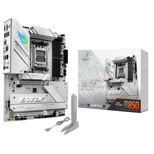 Материнская плата ASUS ROG STRIX B850-A GAMING WIFI AM5 ATX 4xDDR5 2xPCIEx16 4xM.2 2xUSB-C DP HDMI 2.5GLAN Wi-Fi 7