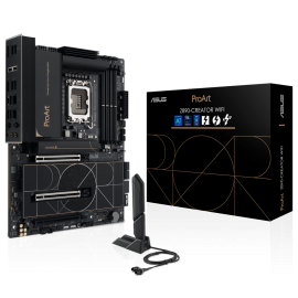 Материнская плата ASUS PROART Z890-CREATOR WIFI LGA1851 ATX 4xDDR5 3xPCIEx16 5xM.2 3хThunderbolt DP HDMI 2.5GLAN 10GLAN Wi-Fi 7