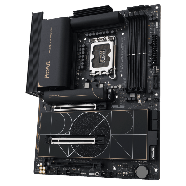 Материнская плата ASUS PROART Z890-CREATOR WIFI LGA1851 ATX 4xDDR5 3xPCIEx16 5xM.2 3хThunderbolt DP HDMI 2.5GLAN 10GLAN Wi-Fi 7