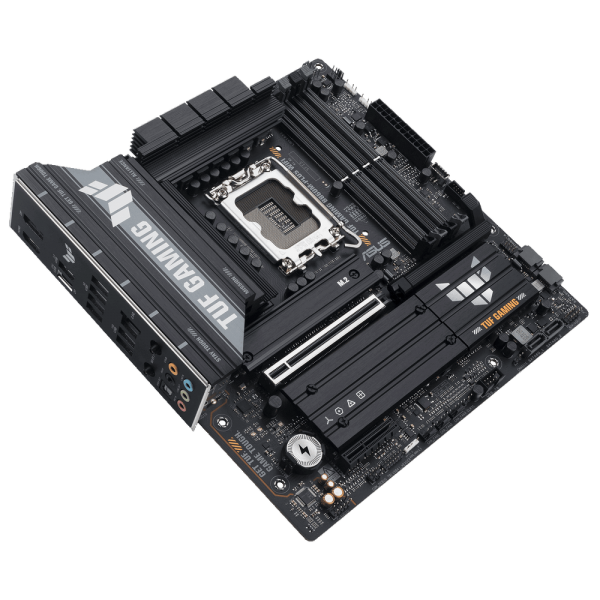 Материнская плата ASUS TUF GAMING B860M-PLUS WIFI LGA1851 mATX 4xDDR5 PCIEx16 PCIEx4 3xM.2 USB-C DP HDMI 2.5GLAN Wi-Fi 7