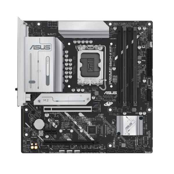 Материнская плата ASUS PRIME B860M-A WIFI LGA1851 mATX 4xDDR5 2xPCIEx16 PCIEx1 2xM.2 USB-C 2xDP HDMI 2.5GLAN Wi-Fi 6Е