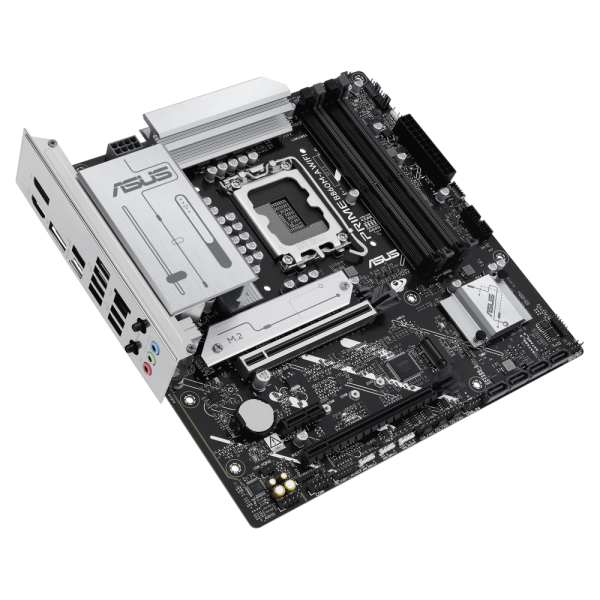 Материнская плата ASUS PRIME B860M-A WIFI LGA1851 mATX 4xDDR5 2xPCIEx16 PCIEx1 2xM.2 USB-C 2xDP HDMI 2.5GLAN Wi-Fi 6Е