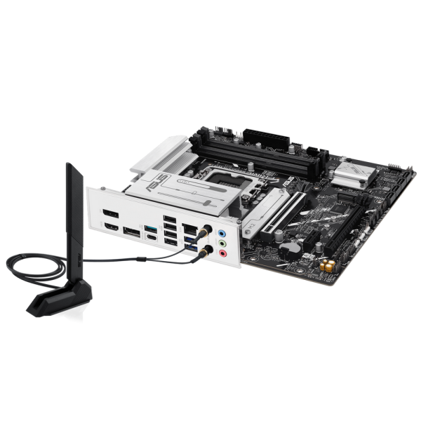 Материнская плата ASUS PRIME B860M-A WIFI LGA1851 mATX 4xDDR5 2xPCIEx16 PCIEx1 2xM.2 USB-C 2xDP HDMI 2.5GLAN Wi-Fi 6Е