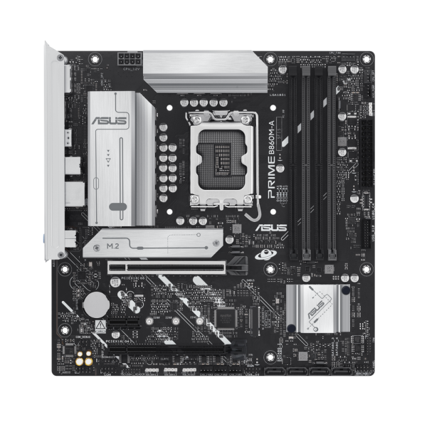 Материнская плата ASUS PRIME B860M-A-CSM LGA1851 mATX 4xDDR5 2xPCIEx16 PCIEx1 2xM.2 USB-C 2xDP HDMI 2.5GLAN