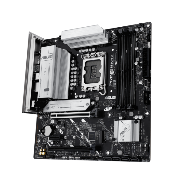 Материнская плата ASUS PRIME B860M-A-CSM LGA1851 mATX 4xDDR5 2xPCIEx16 PCIEx1 2xM.2 USB-C 2xDP HDMI 2.5GLAN