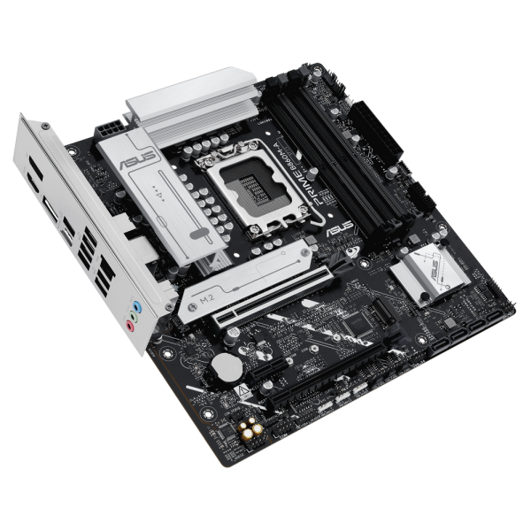 Материнская плата ASUS PRIME B860M-A-CSM LGA1851 mATX 4xDDR5 2xPCIEx16 PCIEx1 2xM.2 USB-C 2xDP HDMI 2.5GLAN
