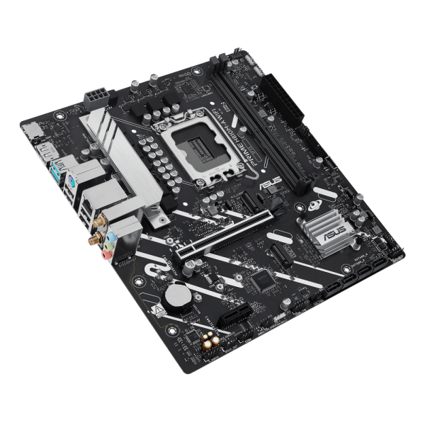 Материнская плата ASUS PRIME H810M-A WIFI LGA1851 mATX 2xDDR5 PCIEx16 PCIEx1 2xM.2 DP HDMI GLAN Wi-Fi 6