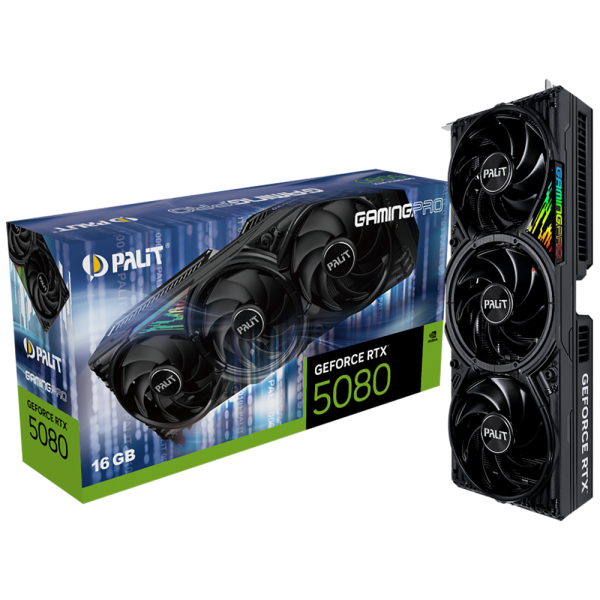 Видеокарта  RTX5080 GAMINGPRO 16GB GDDR7 256bit 3xDP HDMI 3FAN RTL