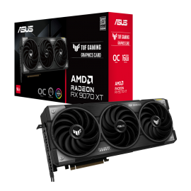 Видеокарта ASUS RX9070XT TUF GAMING OC 16GB GDDR6 256bit 3xDP HDMI 3FAN RTL [TUF-RX9070XT-O16G-GAMING]