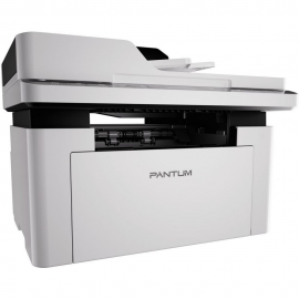 Pantum BM2300AW A4, МФУ, лазерный, черно-белый, 22 стр/мин, 1200x1200dpi, 800МГц, 256Мб, 50АПД, WiFi/USB, 700стр/картридж, белый корпус (картридж TL-C2310H/TN-C2310HC)(BM2300AW)