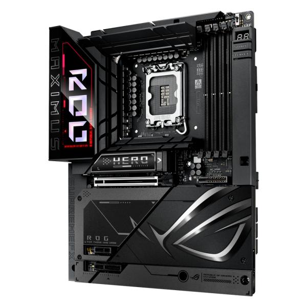 Материнская плата ASUS ROG MAXIMUS Z890 HERO BTF LGA1851 ATX 4хDDR5 PCIEx16 PCIEx4 PCIEx1 6xM.2 2xThunderbolt USB-C HDMI 2.5GLAN 5GLAN Wi-Fi 7