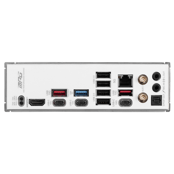 Материнская плата MSI MPG B850 EDGE TI WIFI B850, AM5, 4*DDR5, 3*PCIEx16, 4*M.2, 3*TypeC, 2*USB3.2Gen2, 1*USB3.2Gen1, 4*USB2.0, 4*SATA3.0, 5G, HDMI, ATX, RTL