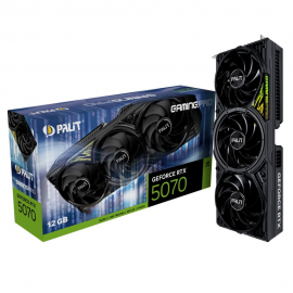 Видеокарта Palit RTX5070 GAMINGPRO 12GB GDDR7 192bit 3xDP HDMI 3FAN RTL