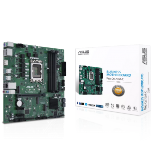Материнская плата ASUS PRO Q670M-C-CSM LGA1700 mATX 4xDDR5 PCIEx16 2xPCIEx1 1xM.2 2xDP HDMI GLAN