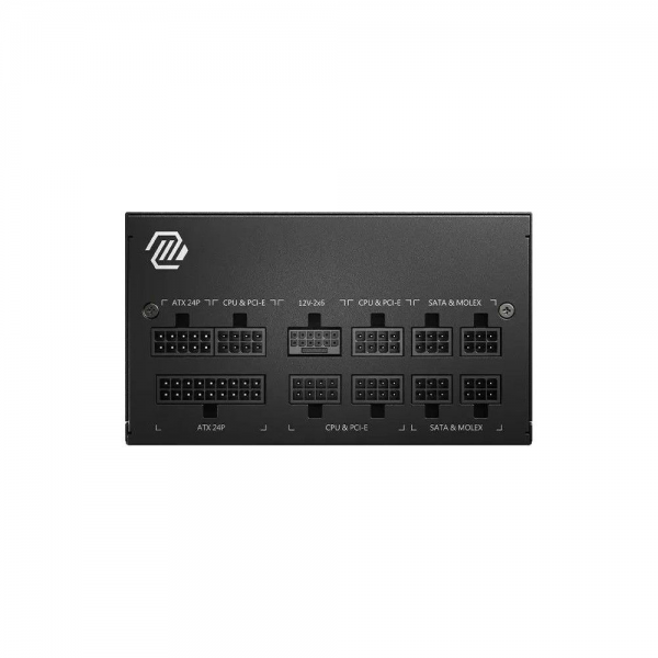 Блок питания ПК MSI MAG A750GL PCIE5 EU, 750W, Fully-Modular, 80 Plus Gold, Color Box, Pallet packing,7Y Warranty, ATX 3.1, PCIE5.1