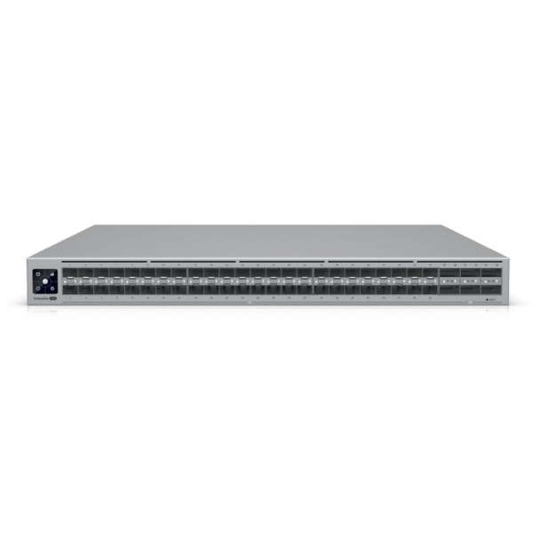 Ubiquiti UniFi Switch Enterprise Campus Aggregation Коммутатор в стойку, 48х 25G SFP28, 6х 100G QSFP28