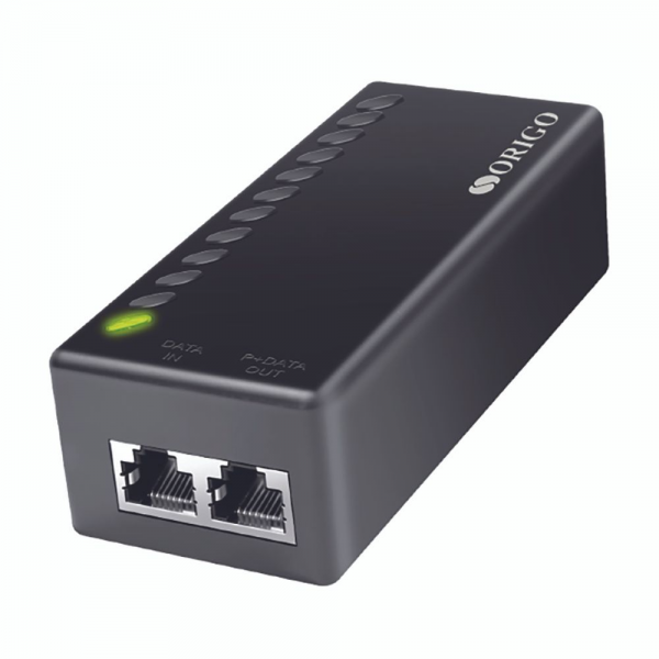 Гигабитный инжектор ORIGO OPE301GI/30W/A1A PoE+ 802.3af/at, 30 Вт, 54В DC (полный аналог DPE-301GI/A1B)