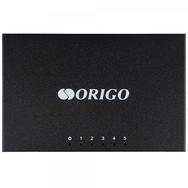 Неуправляемый коммутатор ORIGO OS1205/A1A  5x100Base-TX, корпус металл