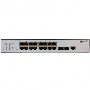 Коммутатор ORIGO OS3118/A2A Управляемый L2 коммутатор 16x1000Base-T, 2x1000Base-X SFP