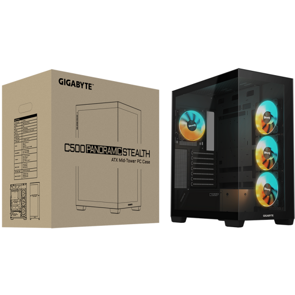 Корпус для ПК Gigabyte C500P ST ATX CASE/GPU:410mm/BL