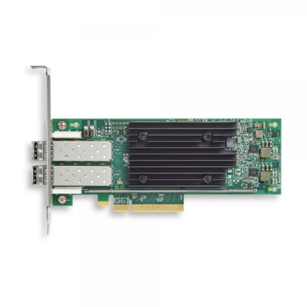 Сетевой адаптер Qlogic QLE2772-SR-SP (MA2810401-C4 А) 32Gb/s FC HBA, 2-port, PCIe v4.0 x8, LowProfile, LC SR MMF, В комплекте две планки (LP + FH)