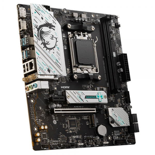 Материнская плата MSI B650M GAMING WIFI B650, AM5, 2*DDR5, 1*PCIEx16, 1*PCIEx1, 2*M.2, 1*TypeC, 7*USB3.2Gen1, 6*USB2.0, 4*SATA3.0, 2.5G, DP, HDMI, M-ATX, RTL