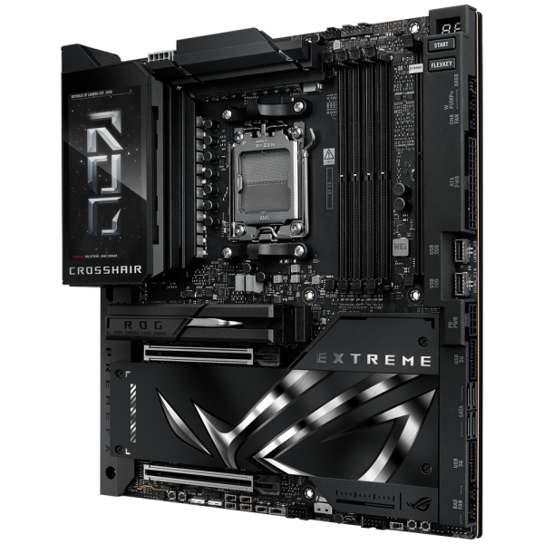 Материнская плата ASUS ROG CROSSHAIR X870E EXTREME AM5 E-ATX 4xDDR5 2xPCIEx16 5xM.2 4xUSB-C HDMI 5GLAN 10GLAN Wi-Fi 7