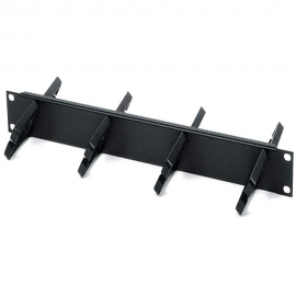 Кабельный организатор с пластиковыми кольцами Hyperline CM-2U-PL-DBL , двухсторонний, 19
