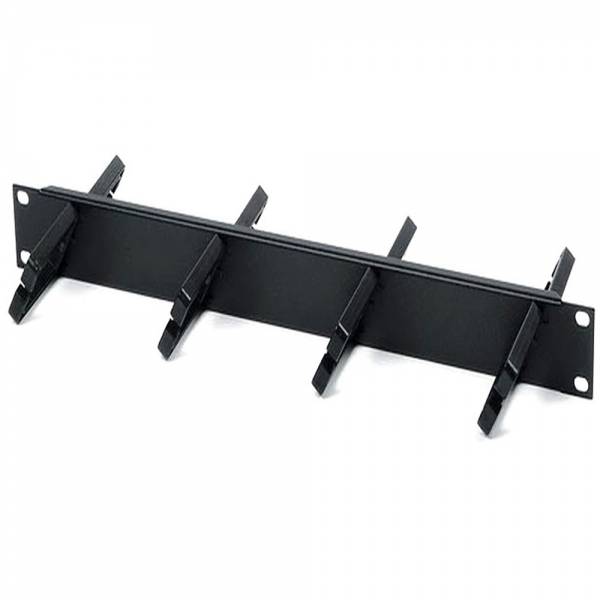 Кабельный организатор с пластиковыми кольцами Hyperline CM-2U-PL-DBL , двухсторонний, 19