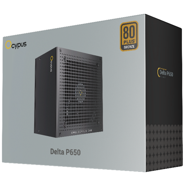 Блок питания PSU Ocypus Delta P650 [P650-BD] 650W / APFC / JP capasitors / 80+ Bronze